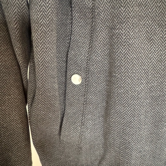 Hart Schaffner Marx Full Zip Bomber Jacket Herringbone Tweed‎ Gray Men’s Size M - Picture 6 of 11